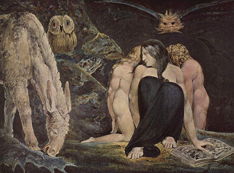 William Blake The Night of Enitharmon's Joy Norge oil painting art